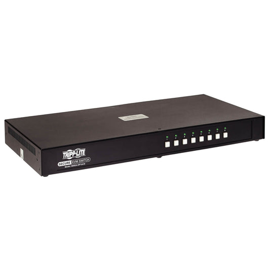 8-PORT SINGLE-MONITOR SECURE KVM SWITCH, DISPLAYPORT - 4K, NIAP PP3.0, AUDIO, CA