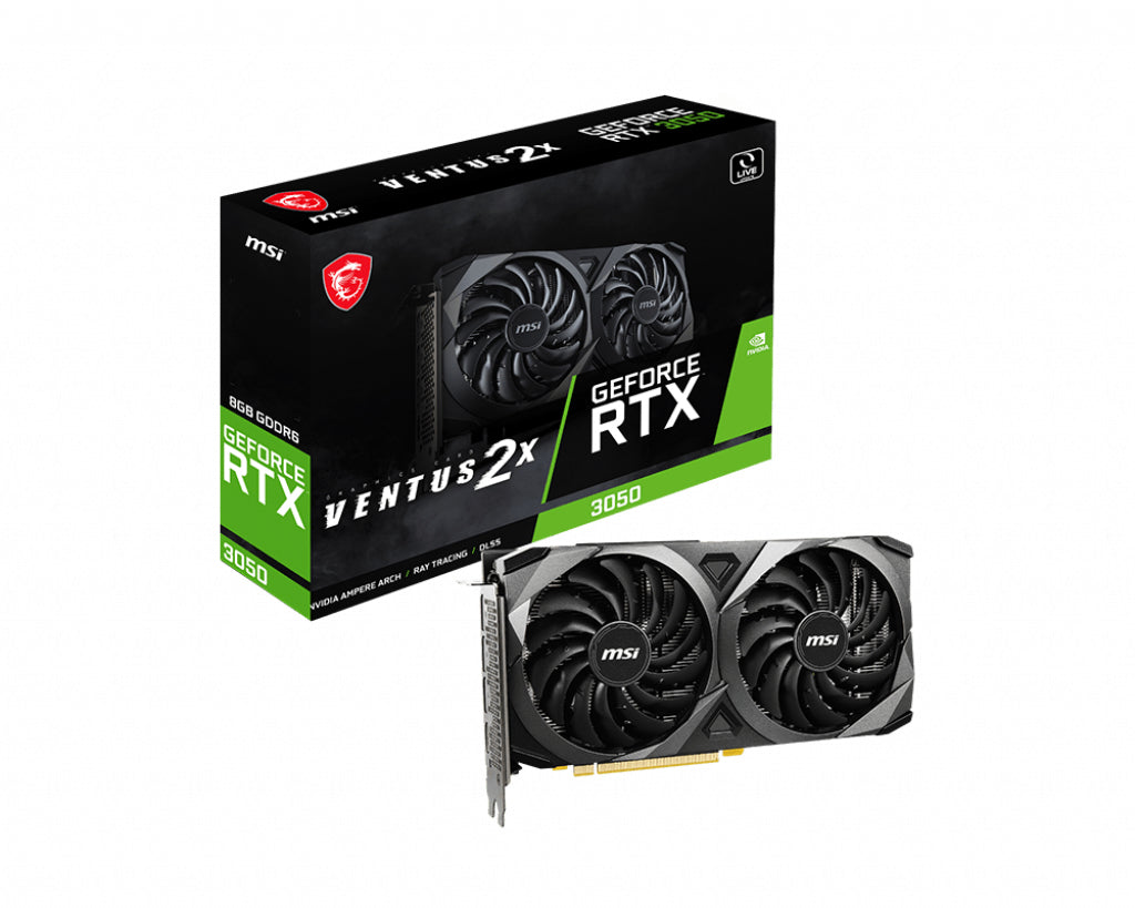 MSI GeForce RTX 3050 VENTUS 2X 8G NVIDIA 8 GB GDDR6