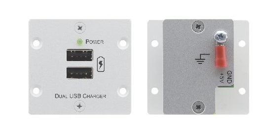 W-2UC - Kramer Electronics DUAL USB CHARGER INSERT.