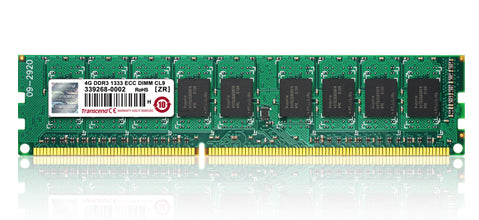 TS512MLK64V6H - Transcend 4GB DDR3 1600MHZ UDIMM SR X8