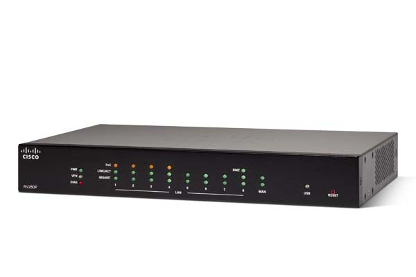 Cisco RV260P wired router Gigabit Ethernet Black