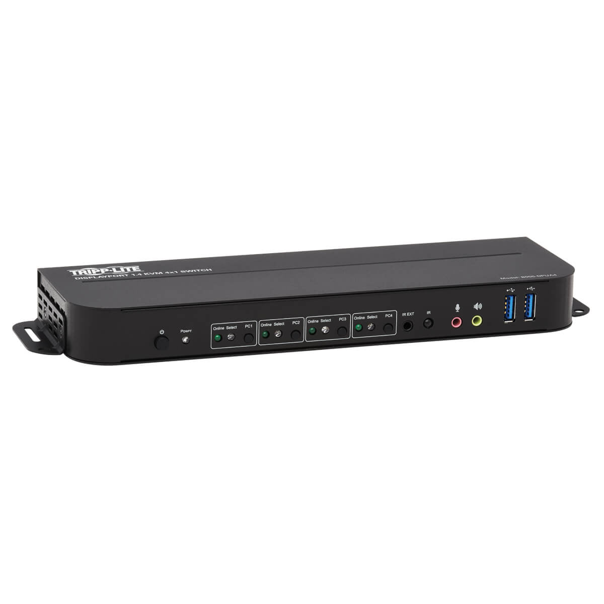 4-PORT DISPLAYPORT/USB KVM SWITCH 4K 60 HZ, HDR, HDCP 2.2, IR, DP 1.4, USB SHARI