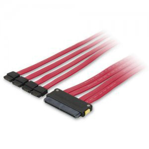 INTERNAL SAS CABLE; SASX4  SFF-8484/SATA 4X1; 1M