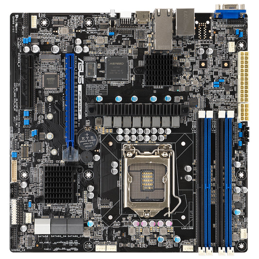 P12R-M/10G-2T//SP XEON,C252,MICROATX,4DIMM,ASMB10