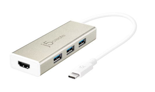 JCH451 - j5create USB 3.1 TYPE-C 3-PORT HUB