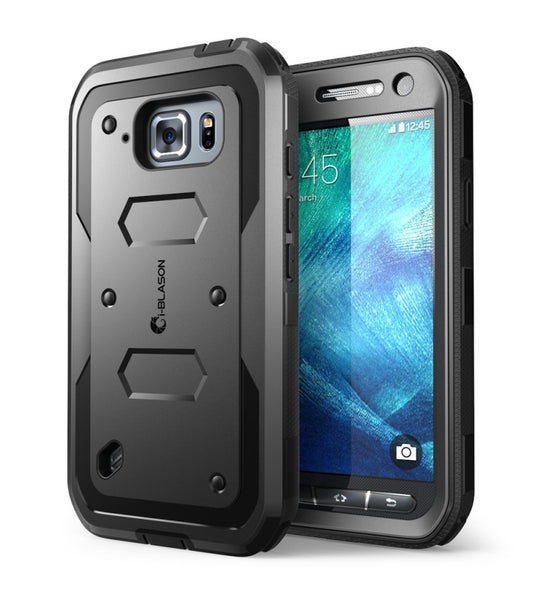 S6ACT-AB-BLACK - i-Blason GALAXY S6 ACTIVE ARMORBOX CASE - BLACK