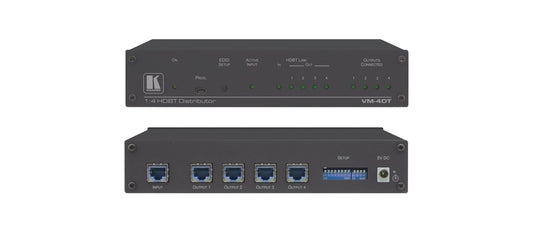 10-8046301090 - Kramer Electronics VM-4DT IS A HIGH-QUALITY, LONG-REACH 4K@60HZ (4:2:0) HDBASET EXTENDER DISTRIBUTO