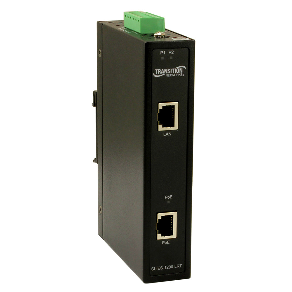 SI-IES-1200-LRT - Transition Networks INDUSTRIAL 10/100/1000 POE PLUS