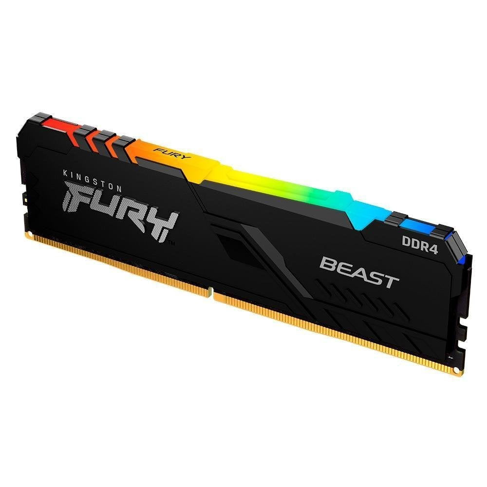 KF432C16BB2A/16 - Kingston FURY Beast RGB 16GB 2x8GB DDR4-3600 CL17 Desktop Memory Kit