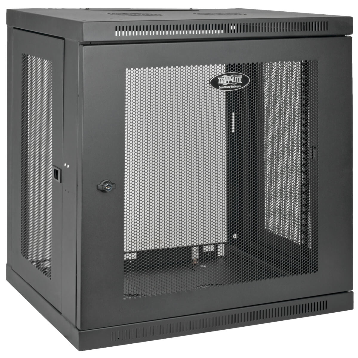 12U WALL MOUNT RACK ENCLOSURE SERVER CABINET W/ DOOR & SIDE PANELS