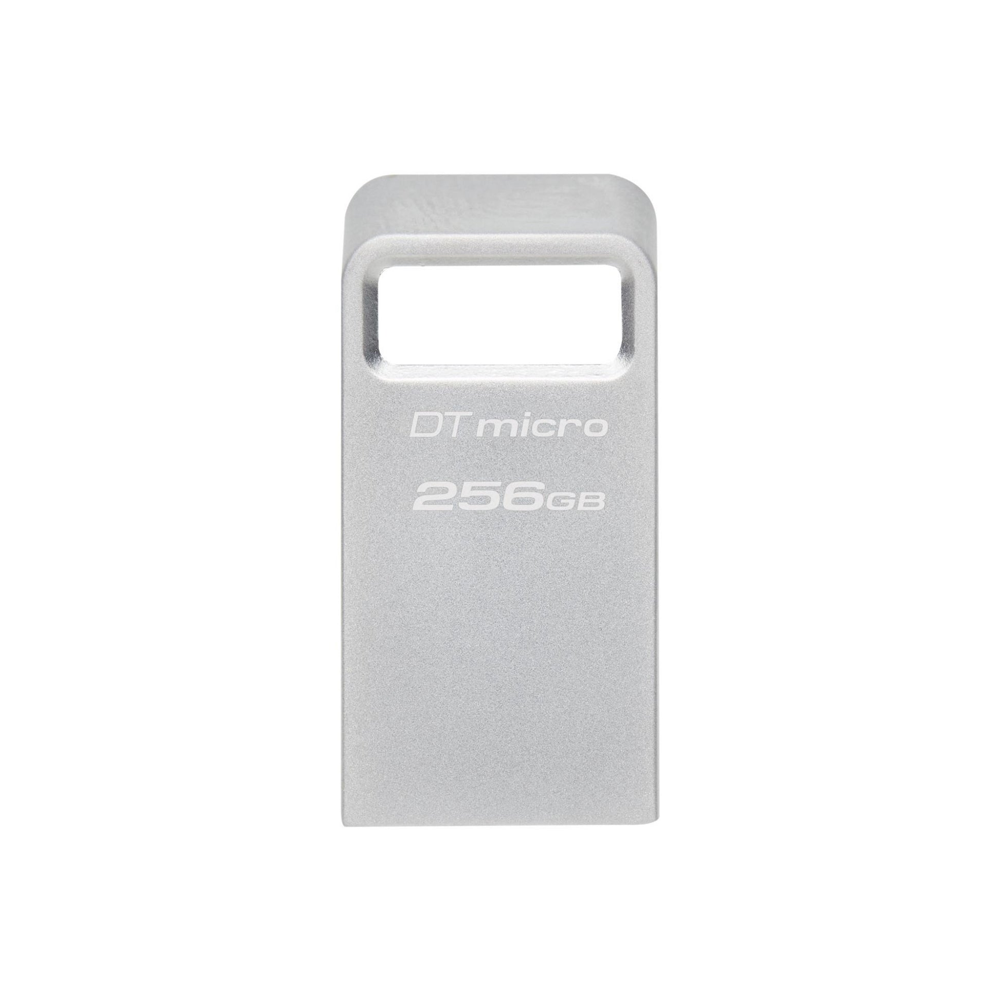 Kingston Technology DataTraveler Micro USB flash drive 256 GB USB Type-A 3.2 Gen 1 (3.1 Gen 1) Silver