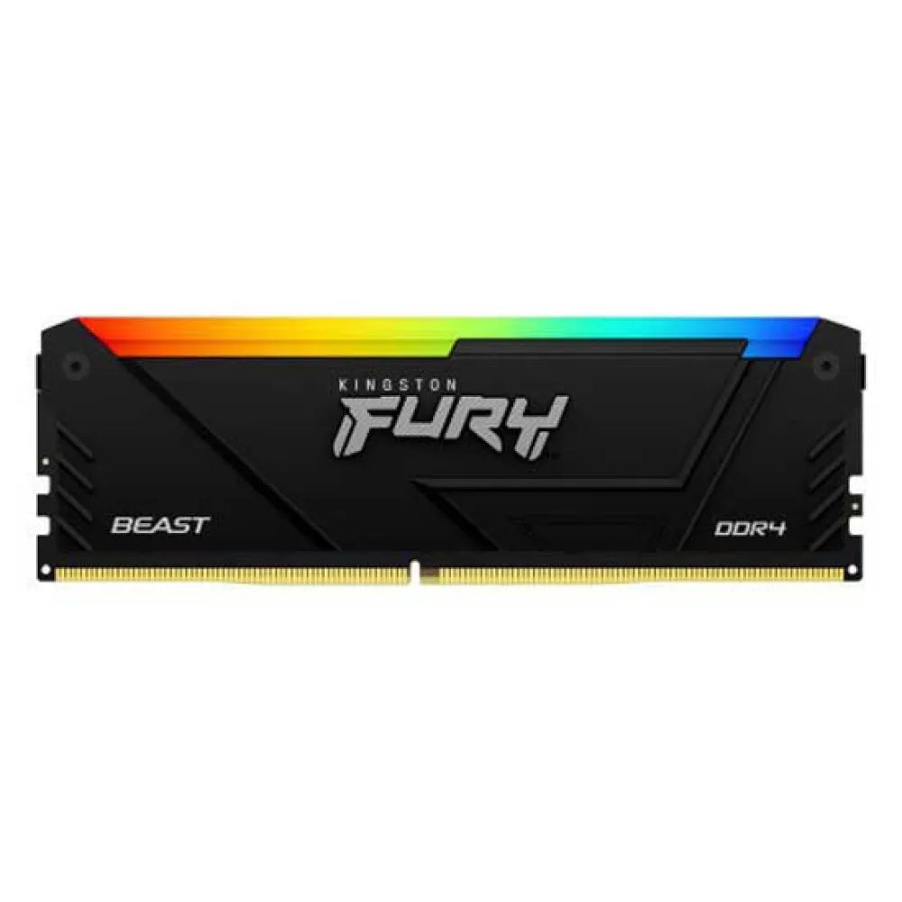 KF436C17BB2AK2/16 - Kingston FURY Beast RGB 16GB DDR4-3600 CL18 Desktop Memory