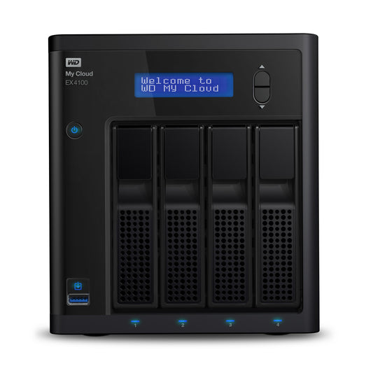 WD MY CLOUD BUSINESS SERIES EX4100 24TB 4-BAY PRE-CONFIGURED NAS WITH WD RED DRI