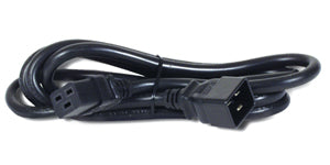 APC PWR Cord C19 - C20, 4.5 m Black 179.9" (4.57 m) C19 coupler C20 coupler