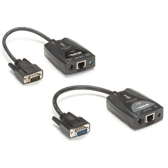 VX-VGA520-K - Black Box MINI CATX VGA EXTENDER KIT WITH VIDEO EQUALIZATION ADJUSTMENT, GSA, TAA