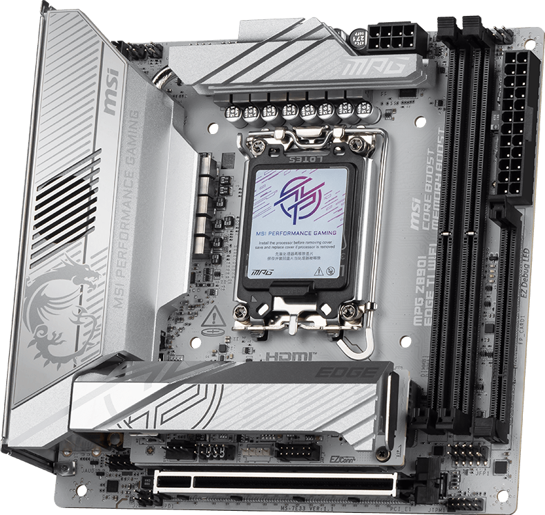 Z890I - MSI LGA 1851 Intel Z890 SATA 6Gb/s Mini ITX Motherboard