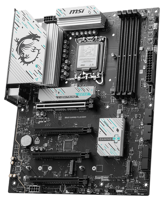 B860PLUS - MSI LGA 1851 Intel B860 SATA 6Gb/s Wi-Fi 7 DDR5 PCI-E x16 Motherboard