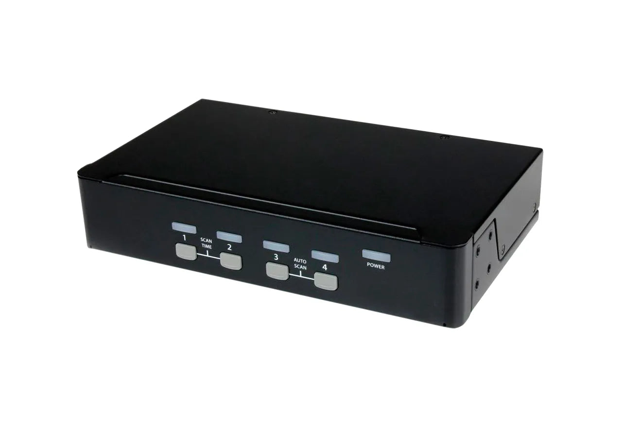 SV431DVIUAHR - StarTech.com 4 PORT HIGH RES USB DVI AUDIO KVM SWITCH