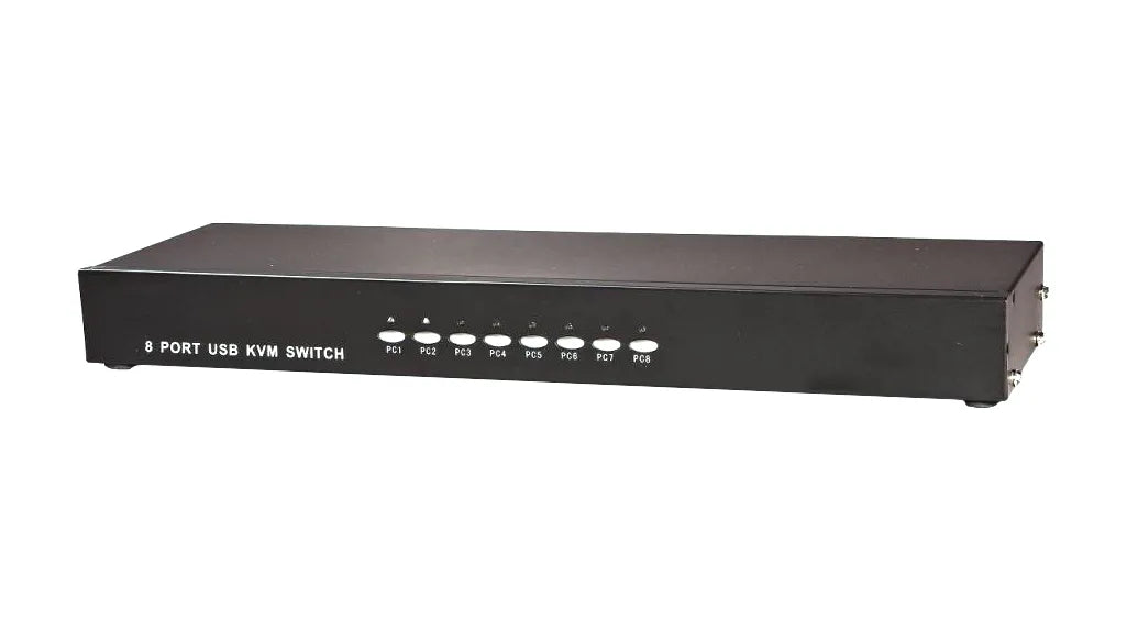 B022-U08-IP - Tripp Lite 8-PORT RACKMOUNT KVM SWITCH W/ BUILT IN IP AND ON SCREEN DISPLAY 1U