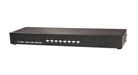 B022-U08-IP - Tripp Lite 8-PORT RACKMOUNT KVM SWITCH W/ BUILT IN IP AND ON SCREEN DISPLAY 1U