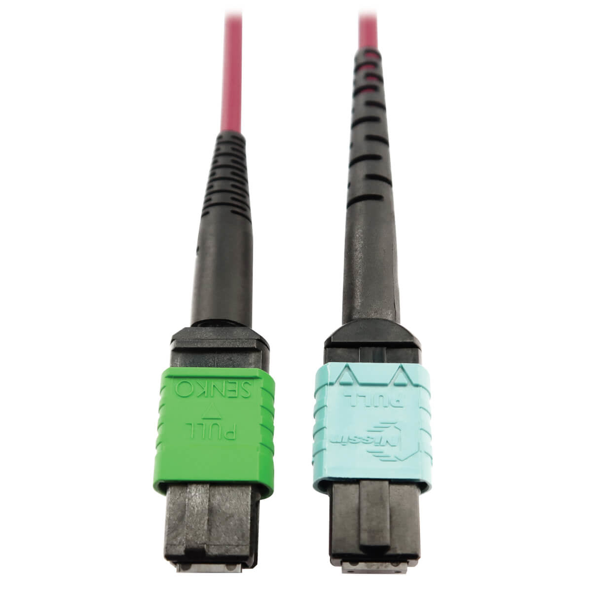 Tripp Lite N846D-05M-16CMG fiber optic cable 196.9" (5 m) MTP OFNP OM4 Magenta