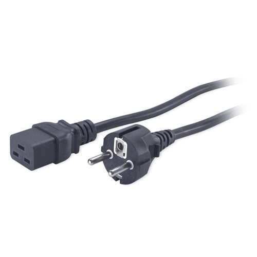 POWER CABLE - IEC 320 EN 60320 C19 (F) - CEE 7/7 (SCHUKO) (M) - 8 FT