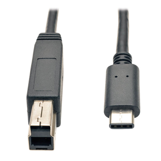 U422-003-G2 - Tripp Lite USB 3.1 GEN 2 (10 GBPS) CABLE, USB TYPE-C (USB-C) TO USB 3.0 TYPE-B (M/M), 3 FT.
