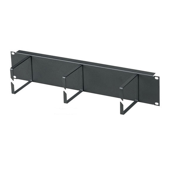 HORIZONTAL RACKMOUNT IT CABLE MANAGER - 2U, 19", SINGLE-SIDED METAL, TAA