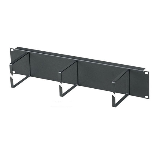 HORIZONTAL RACKMOUNT IT CABLE MANAGER - 2U, 19", SINGLE-SIDED METAL, TAA