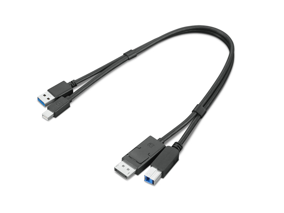 Lenovo 4X91D11453 USB cable 16.9" (0.43 m) USB 3.2 Gen 1 (3.1 Gen 1) USB A USB B Black