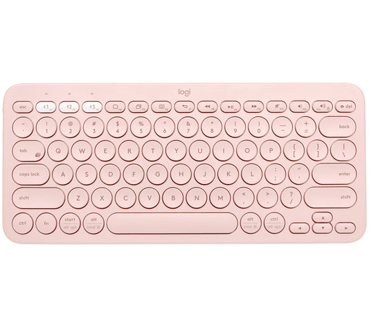 Logitech K380 Multi-Device keyboard Bluetooth QWERTY US English Rose