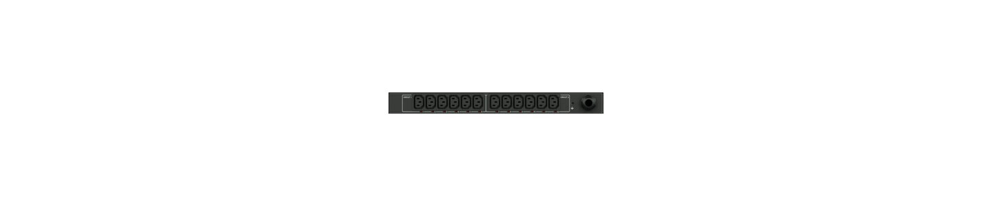 Raritan PX3-5292R-Q1 power distribution unit (PDU) 12 AC outlet(s) 1U Black