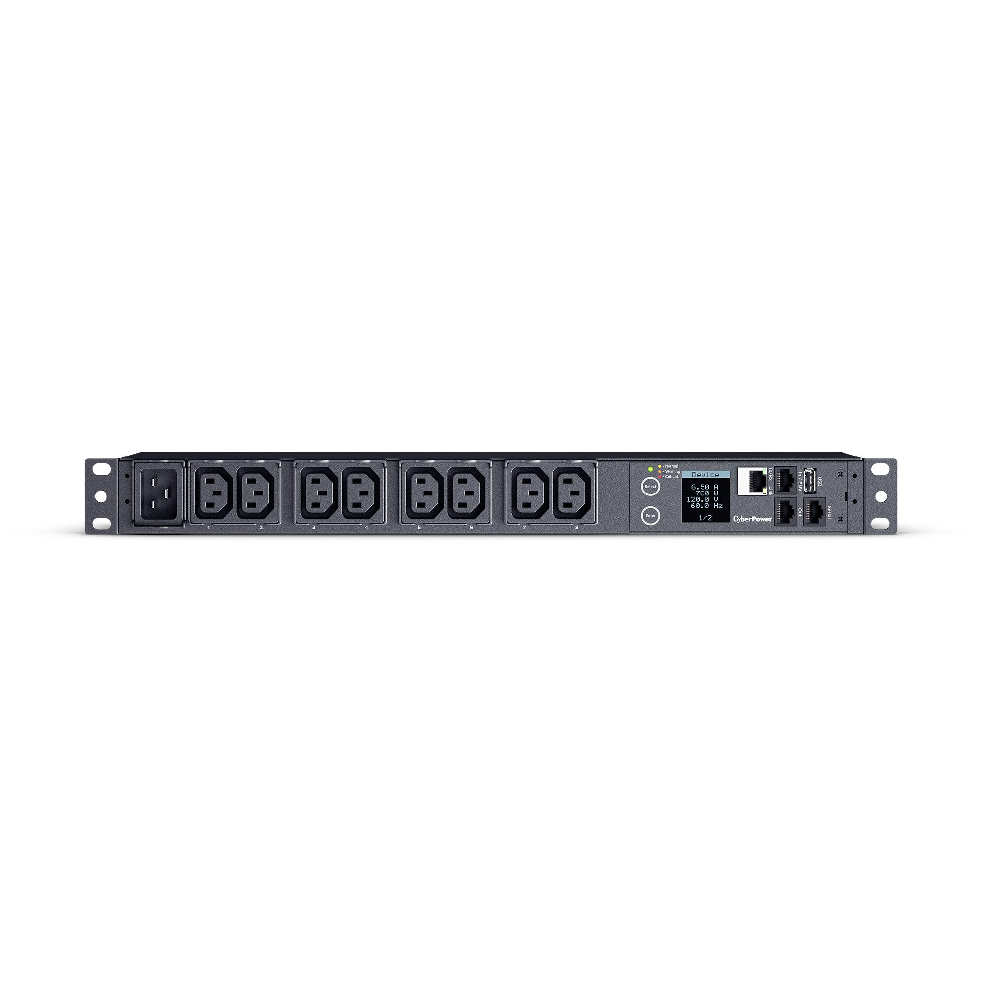200-240V, 8 IEC-320 C13 OUTLETS, NEMA L6-20P, 1U RACKMOUNT, 3 YEAR ...