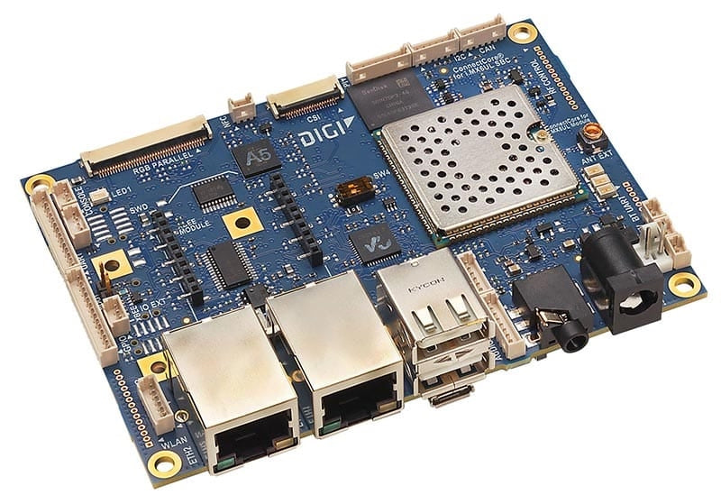 CC 6UL SBC PRO, PICO-ITX, I.MX6UL-2, 528 MHZ, INDUSTRIAL TEMP, 256 MB SLC NAND,