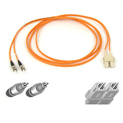 Belkin Fiber Optic Duplex Patch Cable - 30ft - 2 x ST, 2 x SC networking cable Orange 359.8" (9.14 m)