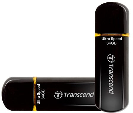 TS64GJF600 - Transcend USB FLASH DRIVE - 64 GB - FLASH MEMORY - USB 2.0 - READ 32 MB/S , WRITE 18 MB/S