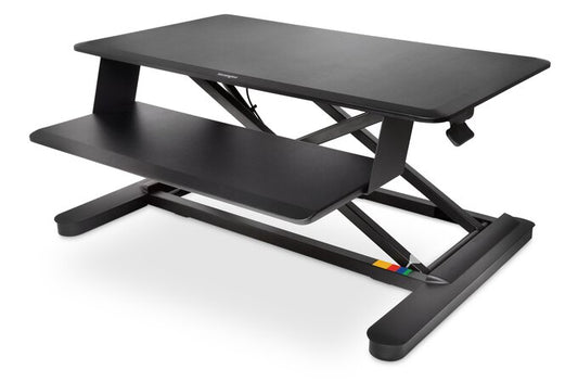 PROFESSIONAL TWO-TIER STRUCTURE PROVIDES A 35.4IN (900MM) WIDE MAIN DESK SURFACE