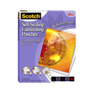 LS854-25G - 3M SELF-SEALING LAMINATING POUCHES GLOSS