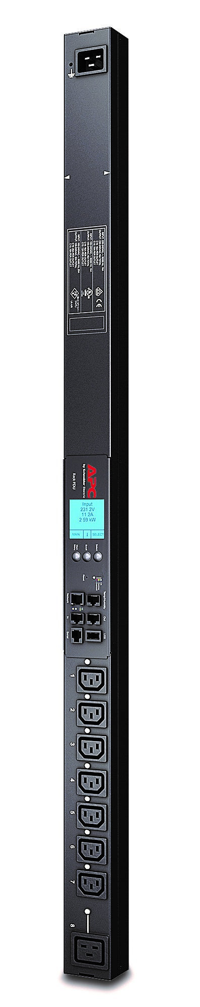 RACK PDU 2G, SWITCHED, ZEROU, 20A/208V, 16A/230V, (7) C13 & (1) C19