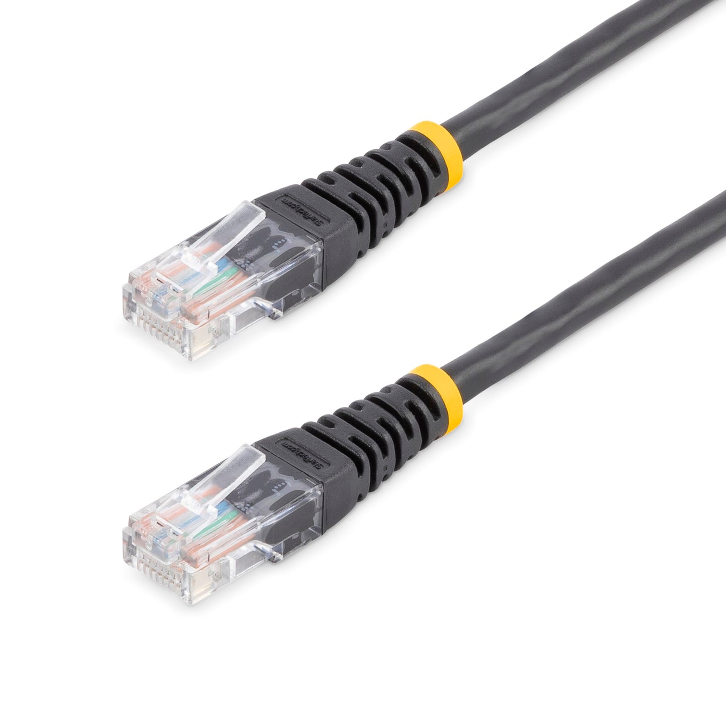 M45PATCH15BK - StarTech 15ft Black Molded Cat5e Utp Rj-45 Male 1 X Rj-45