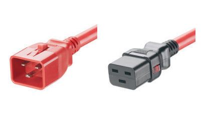 Panduit LPCB02X power cable Red 35.4" (0.9 m) C20 coupler C19 coupler