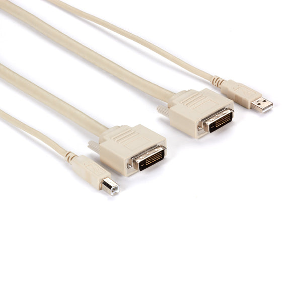 EHN900025U-0006 - Black Box KVM CPU CABLE - DVI-D - USB, 6-FT. (1.8-M)