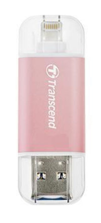 Transcend JetDrive Go 300 TS64GJDG300R USB flash drive 64 GB USB Type-A / Lightning 3.2 Gen 1 (3.1 Gen 1) Pink