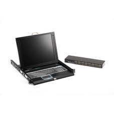 Black Box ServTray rack console 17" 1280 x 1024 pixels 1U