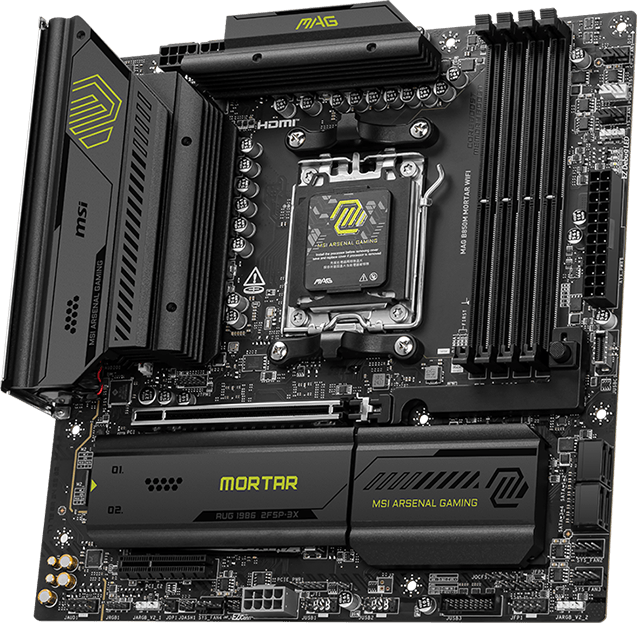 B850M - MSI AM5 AMD B850 Micro ATX Motherboard