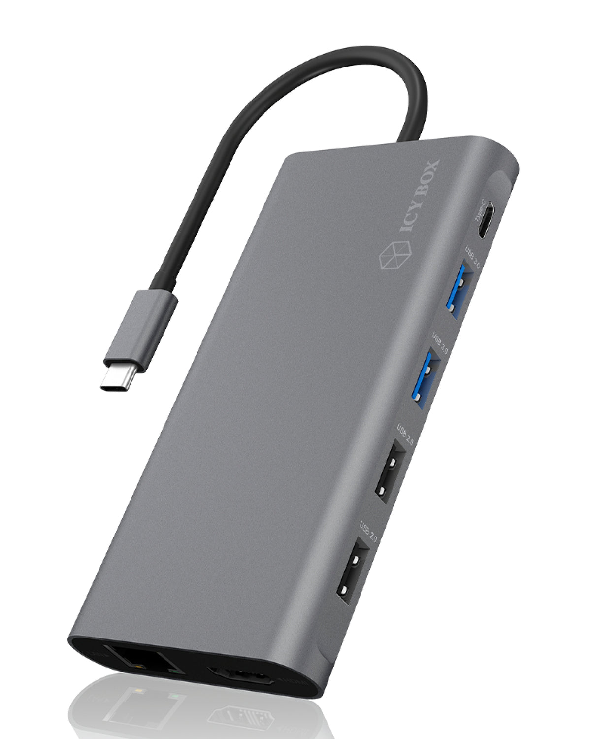 IB-DK4050-CPD - Raidsonic ICY BOX 12 in 1 USB Type-C Notebook Docking Station