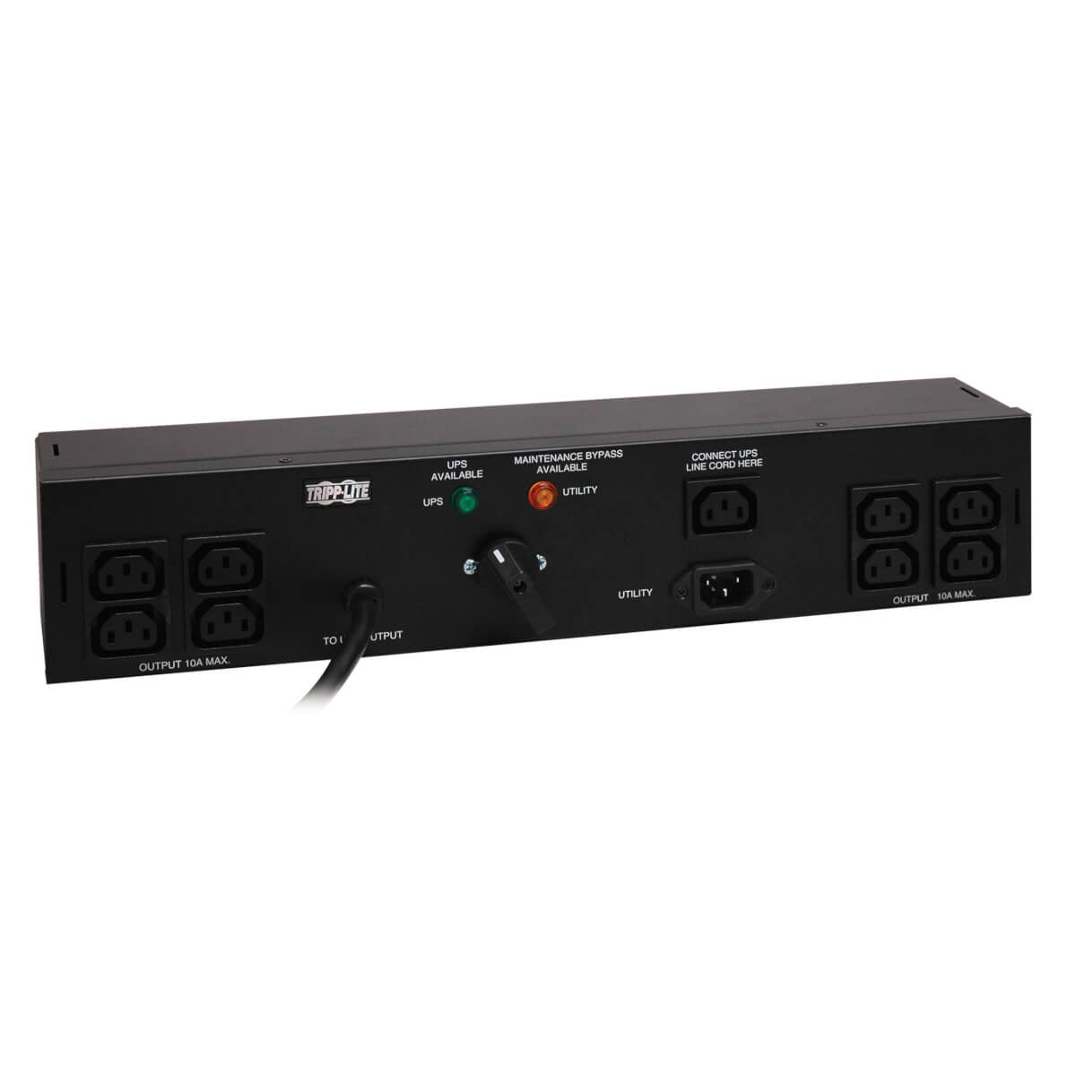 Tripp Lite PDUBHV10 power distribution unit (PDU) 9 AC outlet(s) 2U Black