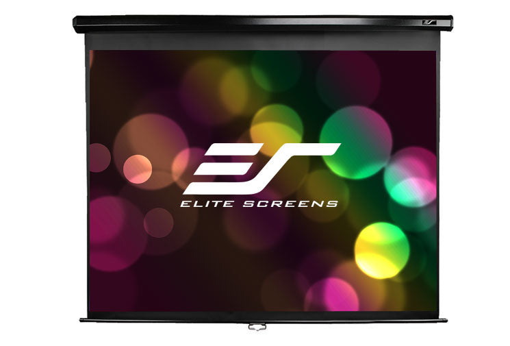 M150UWV2 - Elite Screens MANUAL PULL DOWN PROJECTOR SCREEN