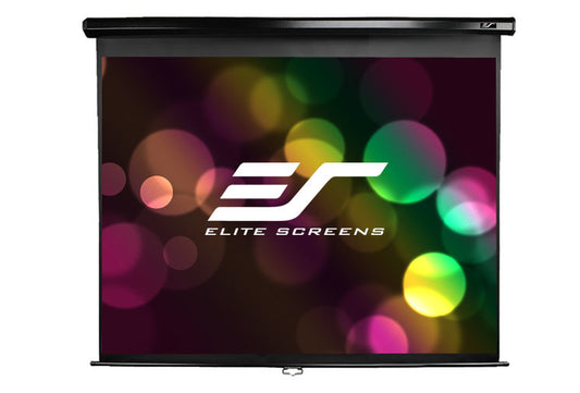 M150UWV2 - Elite Screens MANUAL PULL DOWN PROJECTOR SCREEN