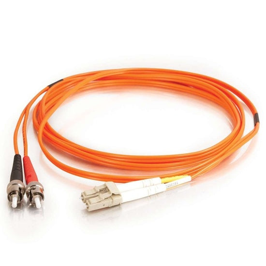 C2G 20m LC/ST Plenum-Rated Duplex 62.5/125 Multimode Fiber Patch Cable fiber optic cable 787.4" (20 m) Orange